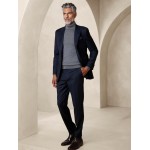 Tailored-Fit Luxe Wool-Blend Suit Trouser