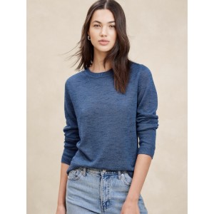 Pointelle Pullover Sweater