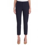 Womens Flat Front Ankle Pants