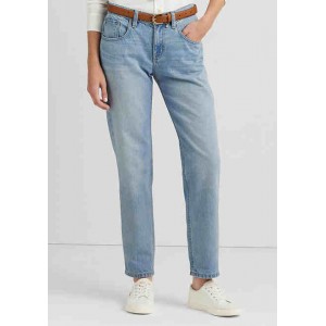 Relaxed Tapered Ankle Jeans