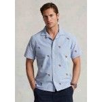 Classic Fit Flag Oxford Camp Shirt