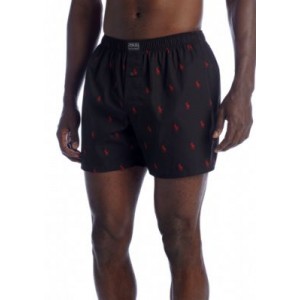 Classic-Fit Pony Print Woven Boxers