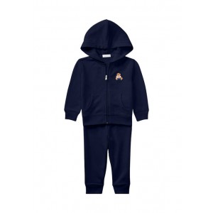 Baby Boys Polo Bear French Terry Hoodie & Pant Set