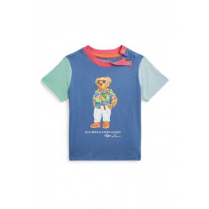 Baby Boys Polo Bear Color Blocked Cotton T-Shirt