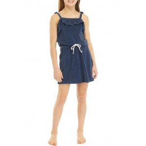 Girls 7-16 Ruffled Terry Cover Up