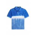 Boys 8-20 Tie Dye Cotton Mesh Polo Shirt