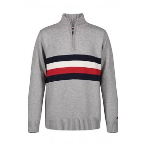 Boys 4-7 Signature Stripe 1/4 Zip Sweater