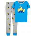 Blue Kid 2-Piece Minions 100% Snug Fit Cotton Pajamas