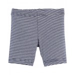 Blue Toddler Striped Bike Shorts
