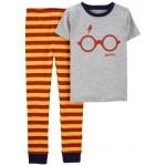 Red Kid 2-Piece Harry Potter 100% Snug Fit Cotton Pajamas