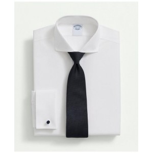 Stretch Supima Cotton Broadcloth Londoner Collar, Dress Shirt