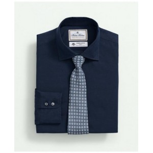 Brooks Brothers X Thomas Mason Cotton-Linen English Collar, Dress Shirt