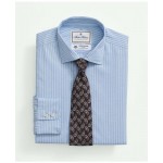 Brooks Brothers X Thomas Mason Cotton-Linen English Collar, Stripe Dress Shirt
