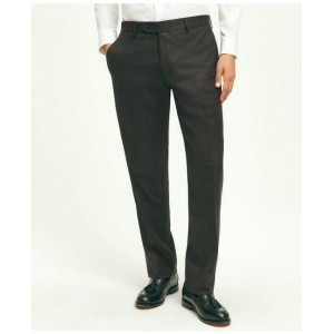 Traditional Fit Wool Flannel Dress Pants