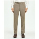 Classic Fit Stretch Wool Mini-Houndstooth 1818 Dress Trousers