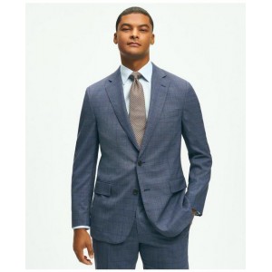 Classic Fit Wool Checked 1818 Suit