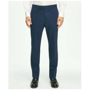 Brooks Brothers Explorer Collection Classic Fit Wool Pinstripe Suit Pants