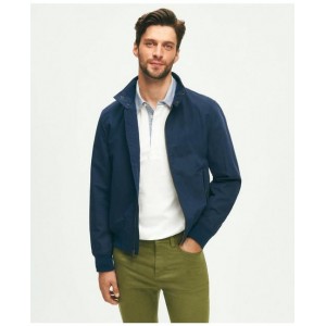 Harrington Jacket in Cotton Blend