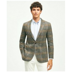 Classic Fit Wool Tweed Plaid Sport Coat