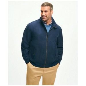 Big & Tall Harrington Jacket in Cotton Blend