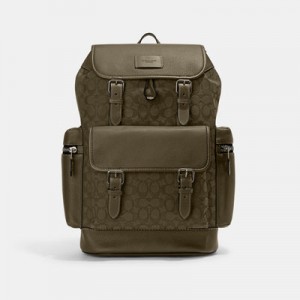 sprint backpack in signature jacquard