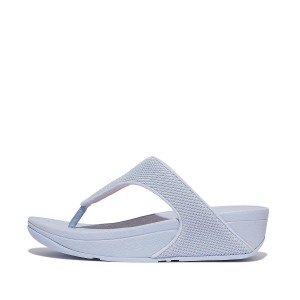 Water-Resistant Two-Tone Webbing Toe-Post Sandals