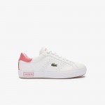 Womens Powercourt 2.0 Contrasted Leather Sneakers