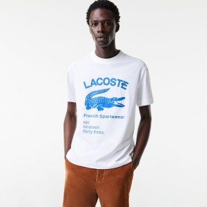 Mens Relaxed Fit Crocodile T-Shirt