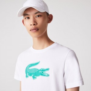 Mens Sport 3D Print Croc Jersey T-Shirt