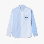 Unisex Large Croc Striped Cotton Shirt