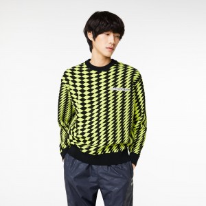 Men's Relaxed Fit Jacquard Sweater