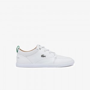 Mens Bayliss Leather Perforated Collar Sneakers