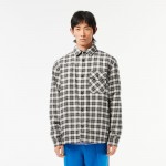 Mens Checked Overshirt with Quilted Lining