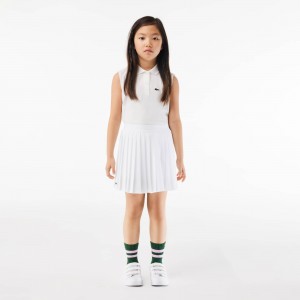 Kids Pleated Skirt with Built-In Shorts