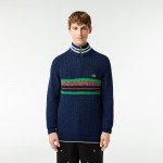 Mens Made in France High-Neck Wool Sweater