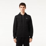 Sportsuit Zipped Monochrome Mesh Panel Sweatshirt
