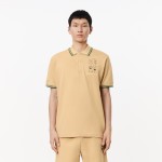 Mens Embroidered Patent Cotton Polo