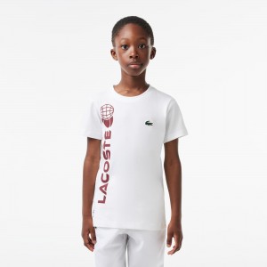 Kids Cotton Jersey Tennis T-Shirt