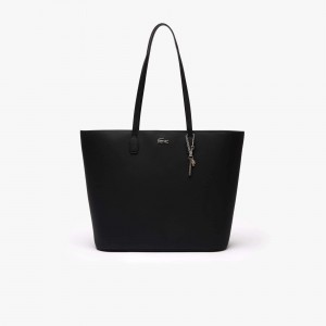 Womens Pique-Effect Canvas Tote