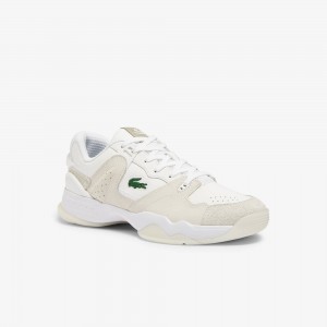 Mens T-Point Leather and Suede Sneakers
