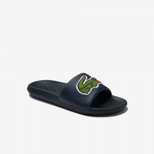 Mens Croco Synthetic and PU Slides