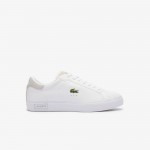 Mens Powercourt Logo Tongue Leather Sneakers