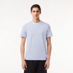 Mens Ultralight Pique Logo Jacquard Collar T-Shirt