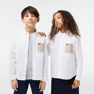 Kids' Contrast Pocket Shirt
