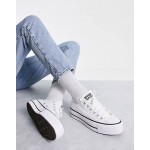 Converse Chuck Taylor Lift Ox platform trainers in white