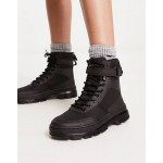 Dr Martens Combs Tech ankle strap ankle boots in black