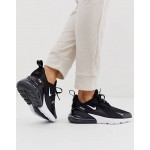 Nike Air Max 270 trainers in black and white