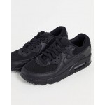 Nike Air Max 90 trainers in black drench