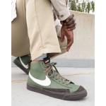 Nike Blazer mid 77 t vintage trainers in olive