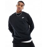 Nike Club unisex crew sweatshirt black